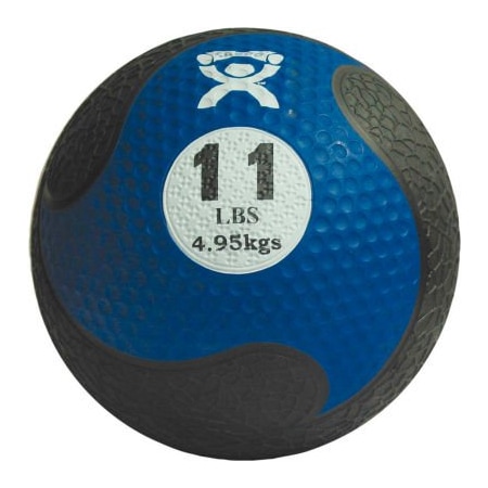 Fabrication Enterprises CanDo Firm Medicine Ball, 11 lb., 9" Diameter, Blue 454637